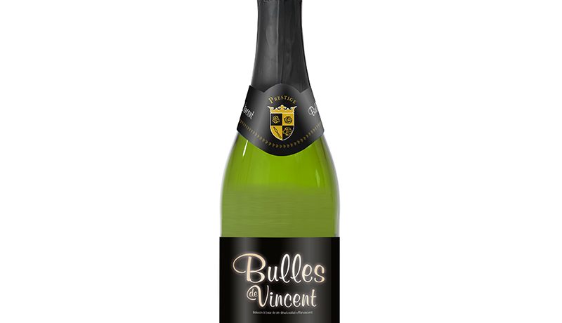 Les Bulles de Vincent - vin effervescent sans alcool 0,3°